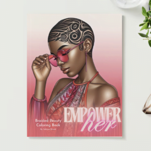 Empower Her Braided Beauty Coloring Book